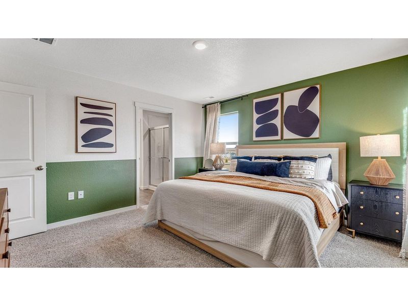 Furnished interior view inside a new home in Prairie Song, Windsor (Image 7).
