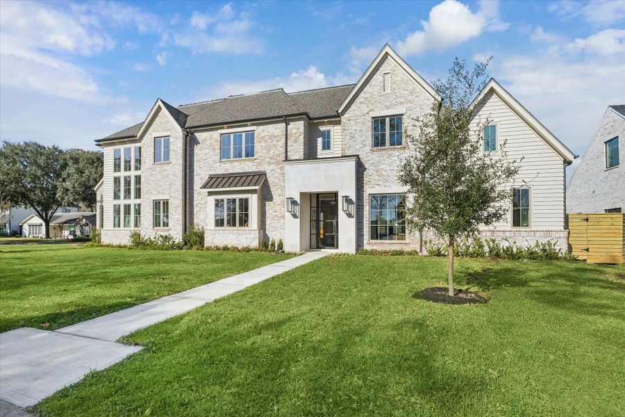 Front exterior of a new home in , Spring Valley Village, TX, highlighting curb appeal (Image 26).