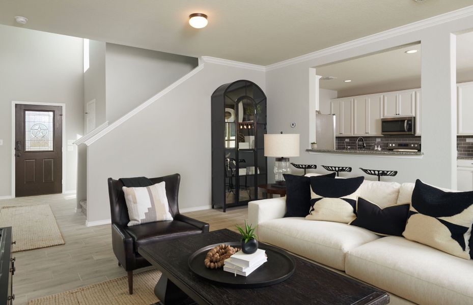 Representative furnished interior of a home built from the Springfield by Centex in Pinara Pines, Conroe (Image 15). Representative furnished interior of a home built from the Springfield by Centex in Pinara Pines, Conroe (Image 15).