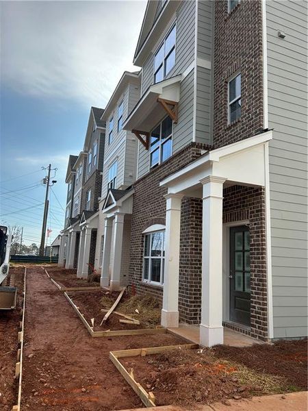 In-progress construction of a new home in East Park Village, Kennesaw, GA (Image 33). In-progress construction of a new home in East Park Village, Kennesaw, GA (Image 33).