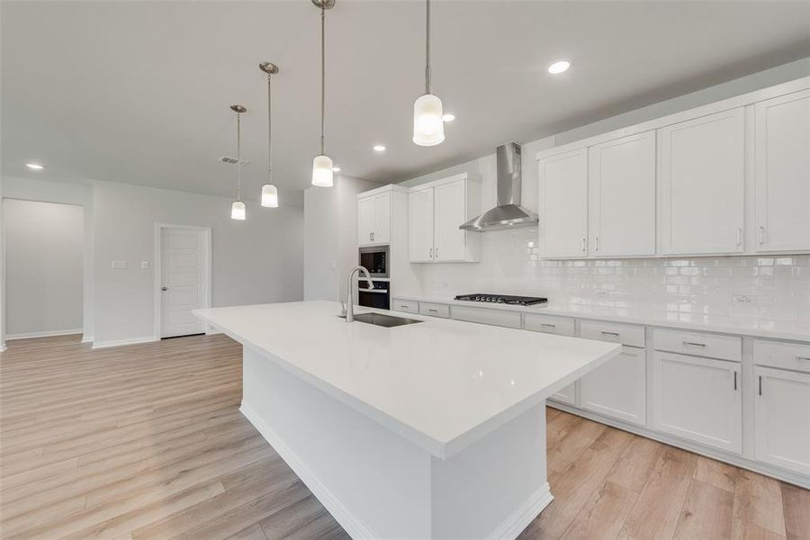 Furnished interior view inside a new home in Valencia On The Lake, Little Elm (Image 6).