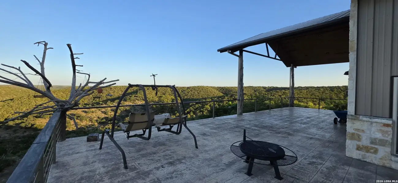 Exterior details and patio area of a home in , Leakey (Image 3).