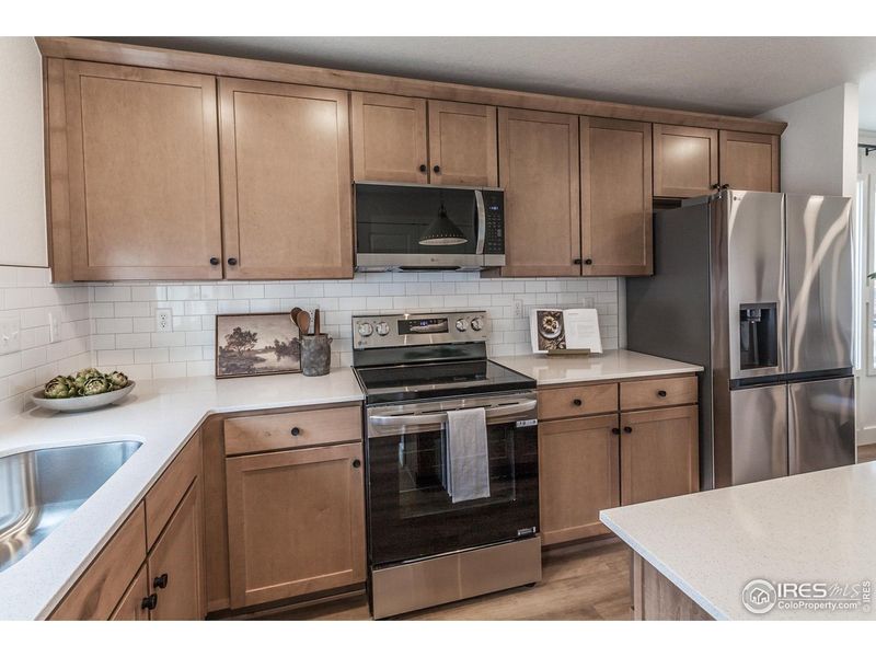 Furnished interior view inside a new home in Prairie Song Story Collection - Single Family Homes, Windsor (Image 31).