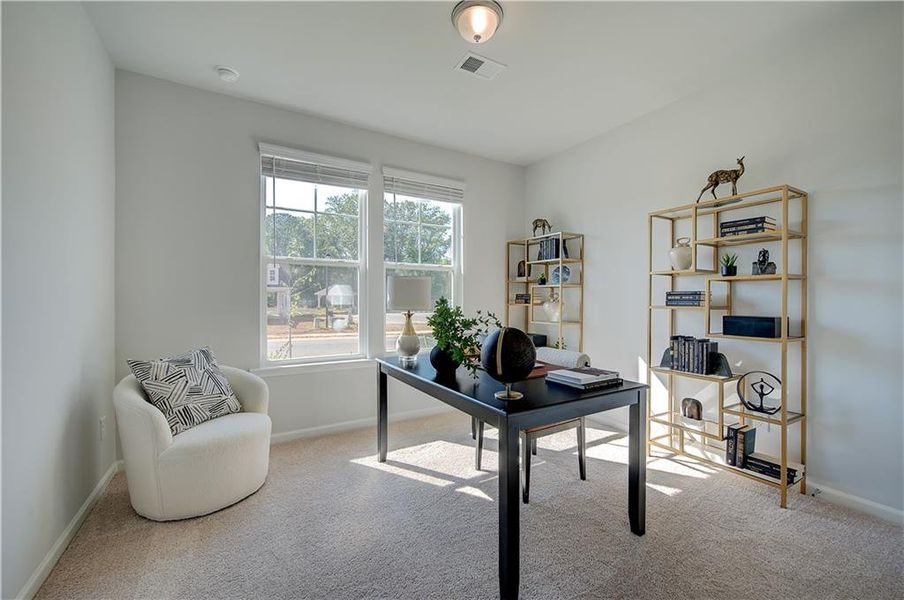 Furnished interior view inside a new home in Bowers Farm, McDonough (Image 28).