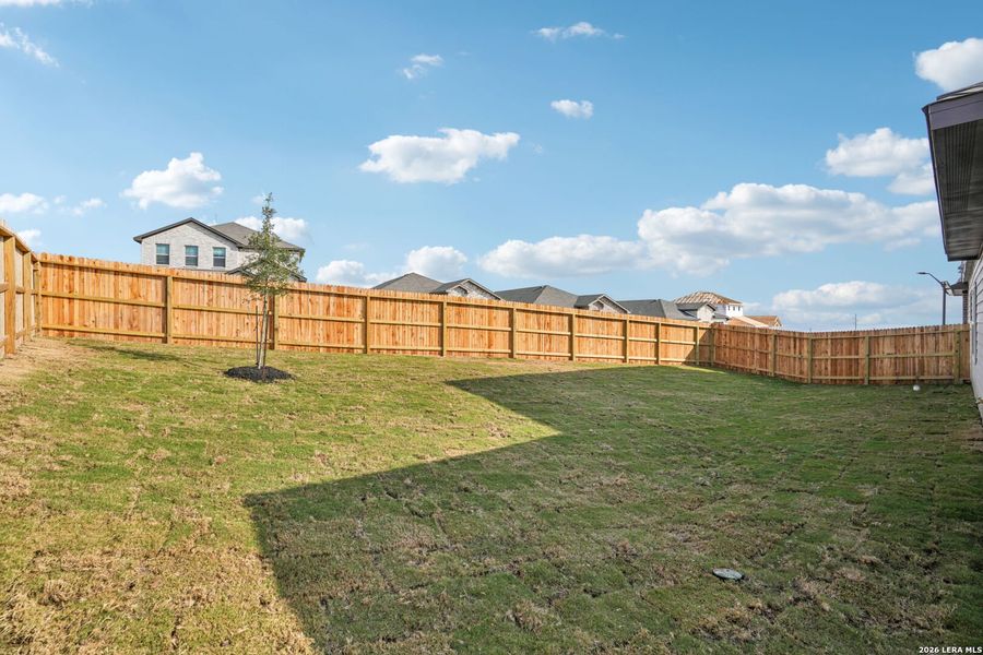 Exterior details and patio area of a home in Lark Canyon, New Braunfels (Image 4).