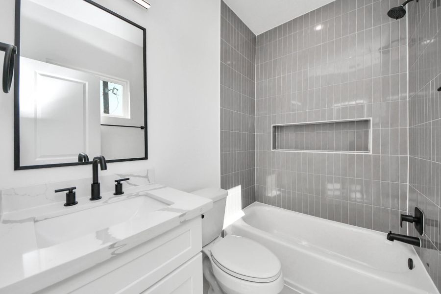 Furnished interior view inside a new home in , Houston (Image 8).