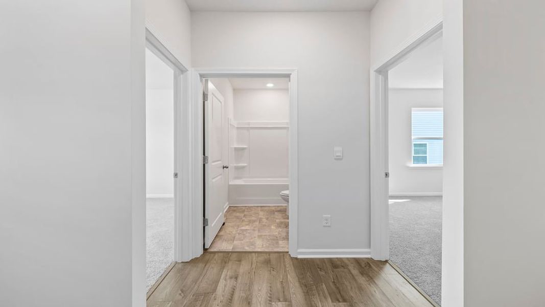 Spacious, unfurnished interior of a new home in Durbin Meadows Traditions, Fountain Inn (Image 12). Spacious, unfurnished interior of a new home in Durbin Meadows Traditions, Fountain Inn (Image 12).