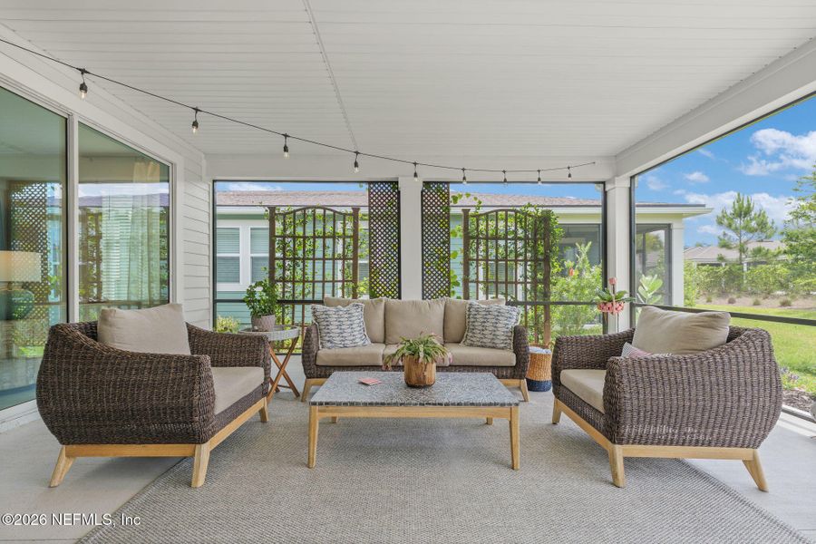 Exterior details and patio area of a home in RiverTown, St. Johns (Image 27).