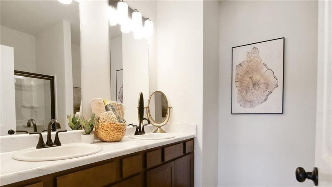 Furnished interior view inside a new home in Fairington, Cartersville (Image 17).