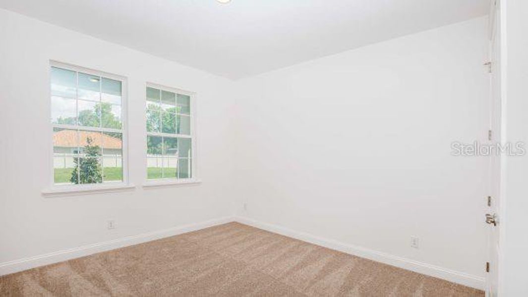 Model home - actual features may vary.