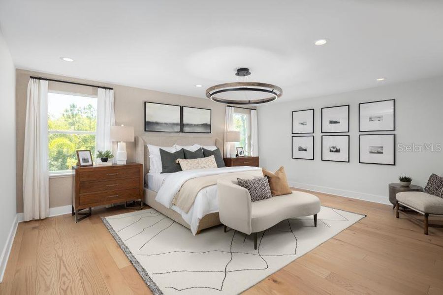 Furnished interior view inside a new home in , Orlando (Image 6).