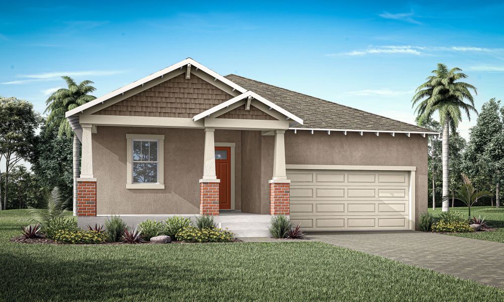 Representative exterior photo of a completed home built from the Cascades by Mattamy Homes in Rainwood, Clermont, FL (Image 2). Representative exterior photo of a completed home built from the Cascades by Mattamy Homes in Rainwood, Clermont, FL (Image 2).