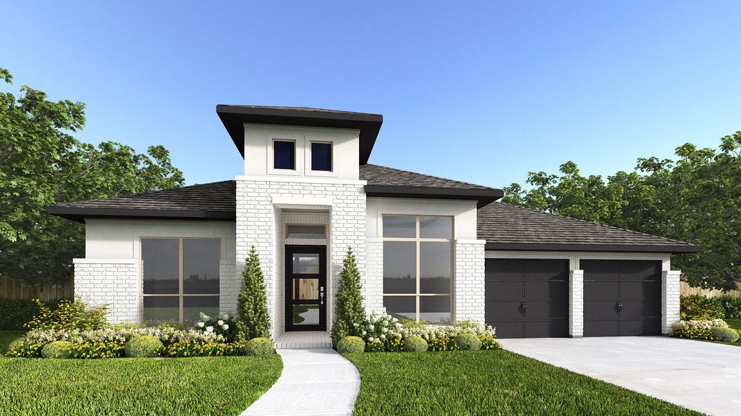 Representative exterior photo of a completed home built from the 2944W by Perry Homes in Cibolo Valley Heights, Cibolo, TX (Image 20).