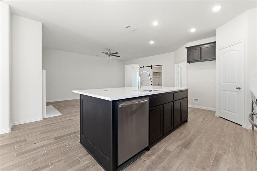Furnished interior view inside a new home in Waterford Park, Weatherford (Image 9).