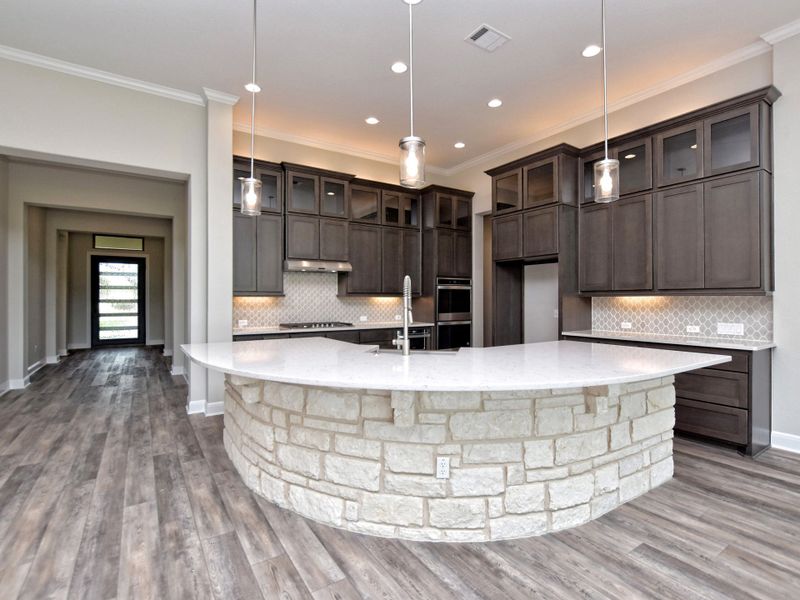 Representative furnished interior of a home built from the Siena III by Giddens Homes in Clearwater Ranch, Liberty Hill (Image 137).