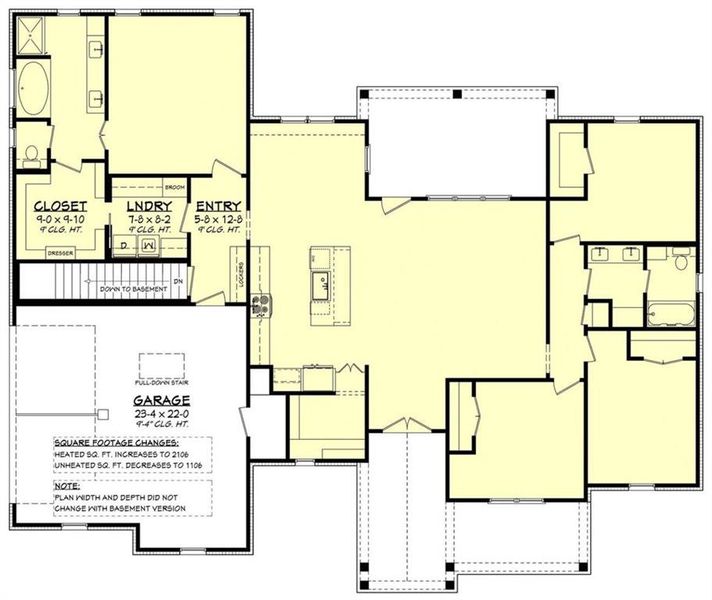 2D floor plan layout of this home in , Talking Rock, GA (Image 4).
