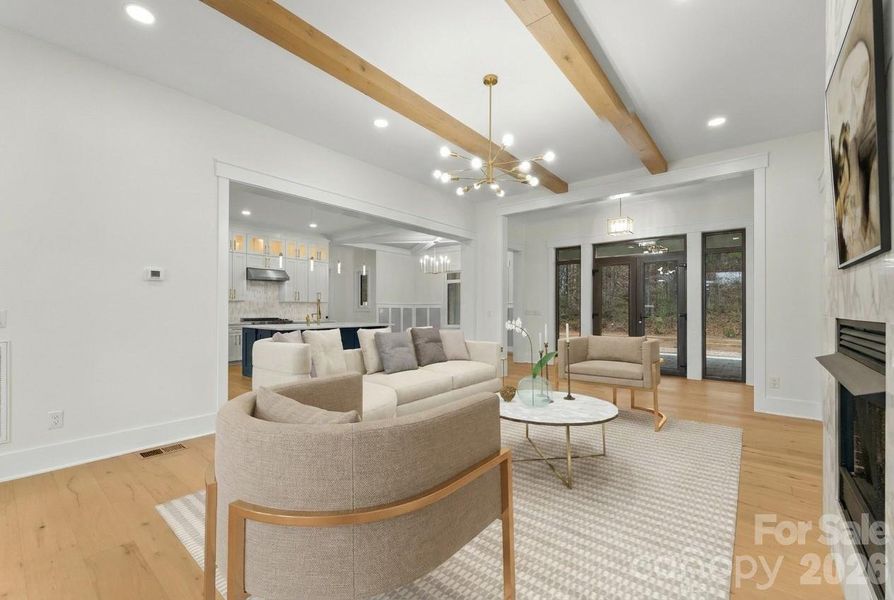 Furnished interior view inside a new home in , Mint Hill (Image 16).