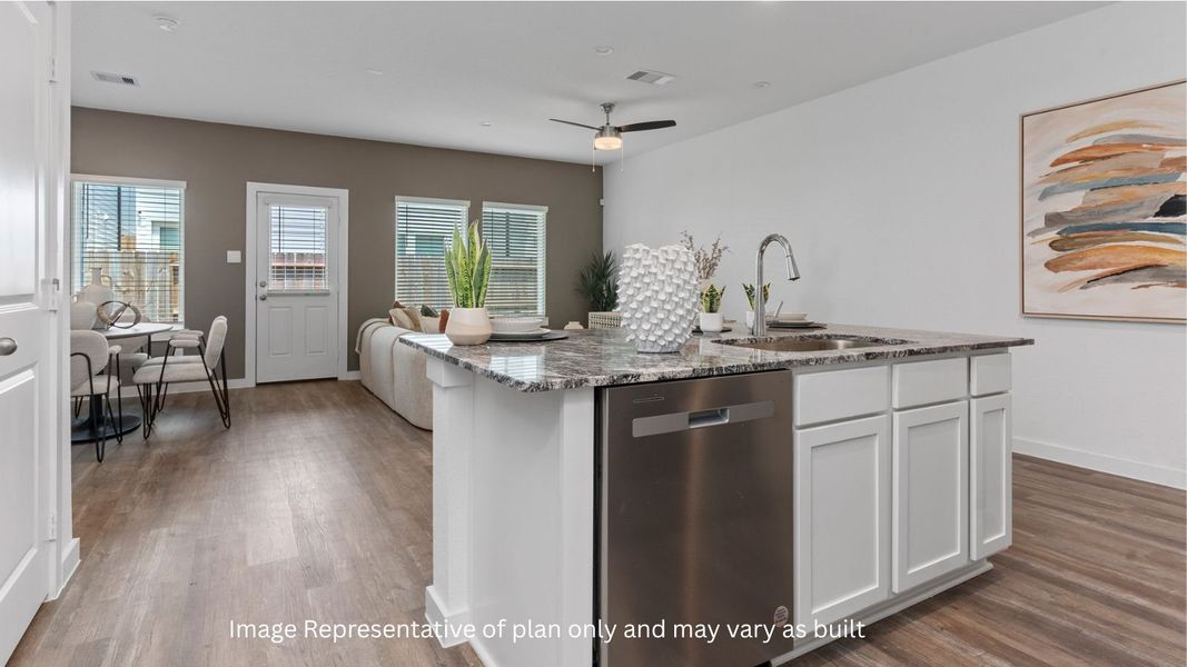 Furnished interior view inside a new home in Alaia Crossing, Houston (Image 9).