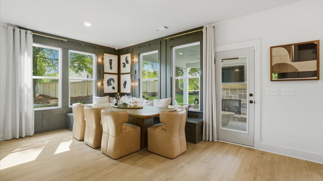Representative furnished interior of a home built from the Stonefield by DRB Homes in Northcroft, Loganville (Image 14).