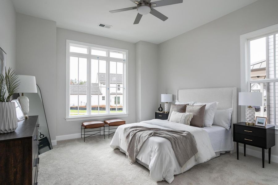 Furnished interior view inside a new home in Heritage Walk, Chattanooga (Image 10).