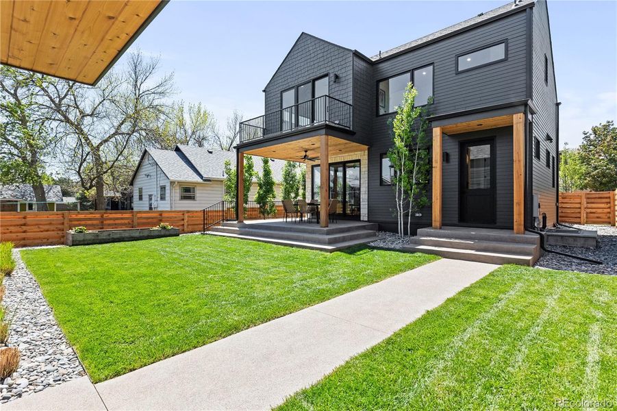 Front exterior of a new home in , Louisville, CO, highlighting curb appeal (Image 16).