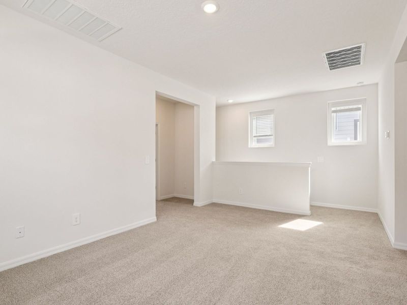 Spacious, unfurnished interior of a new home in The Meadow at Crossprairie Bungalows, St. Cloud (Image 9). Spacious, unfurnished interior of a new home in The Meadow at Crossprairie Bungalows, St. Cloud (Image 9).
