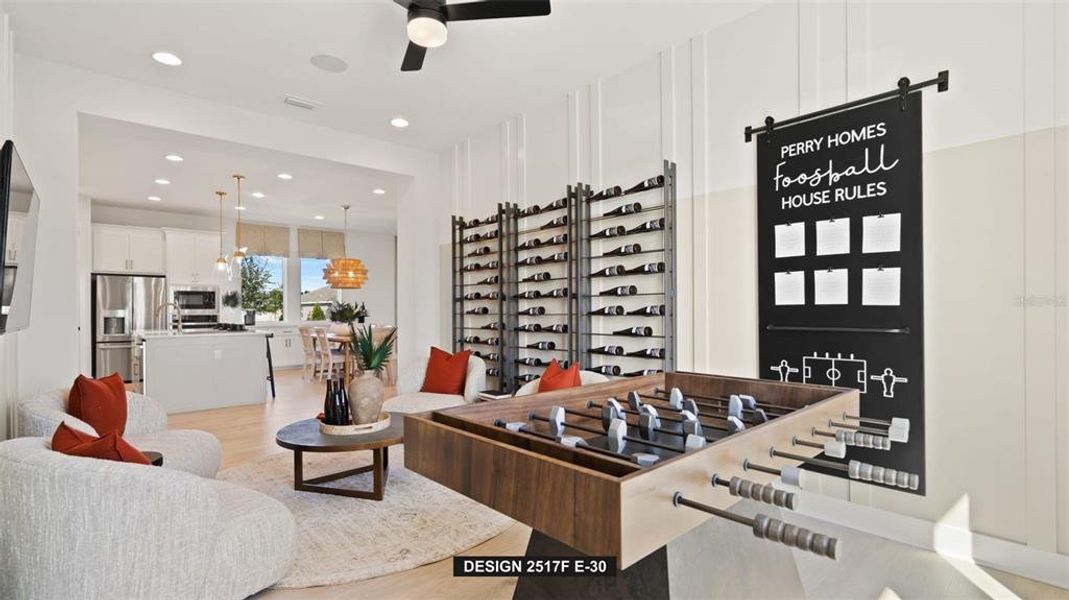 Furnished interior view inside a new home in Star Farms at Lakewood Ranch, Bradenton (Image 8).