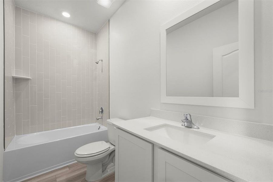 Furnished interior view inside a new home in Tula Parc, Astatula (Image 10). Furnished interior view inside a new home in Tula Parc, Astatula (Image 10).