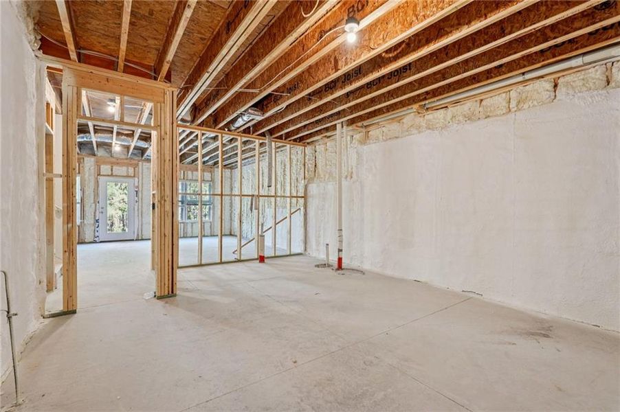 In-progress construction of a new home in Ivey Township, Dallas, GA (Image 55).