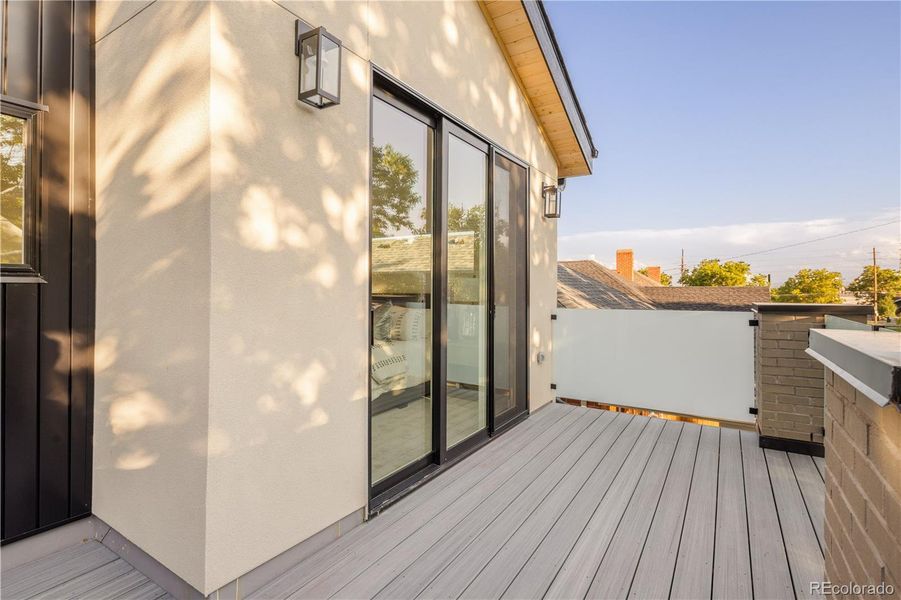 Private Primary Suite Deck