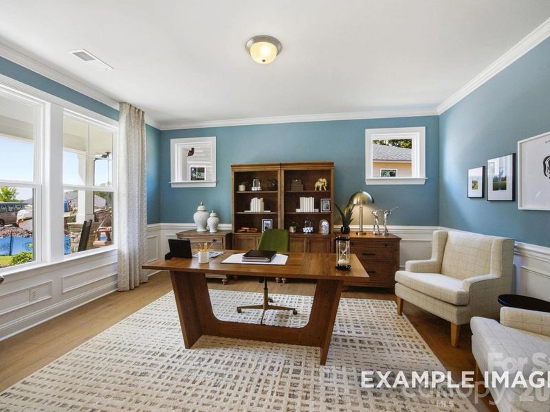 Furnished interior view inside a new home in Windgate, Mooresville (Image 3).