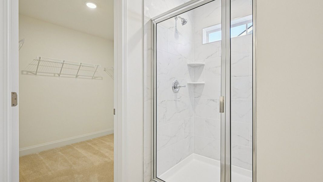 Representative furnished interior of a home built from the Wagener by DRB Homes in Station Pointe, Angier (Image 33).