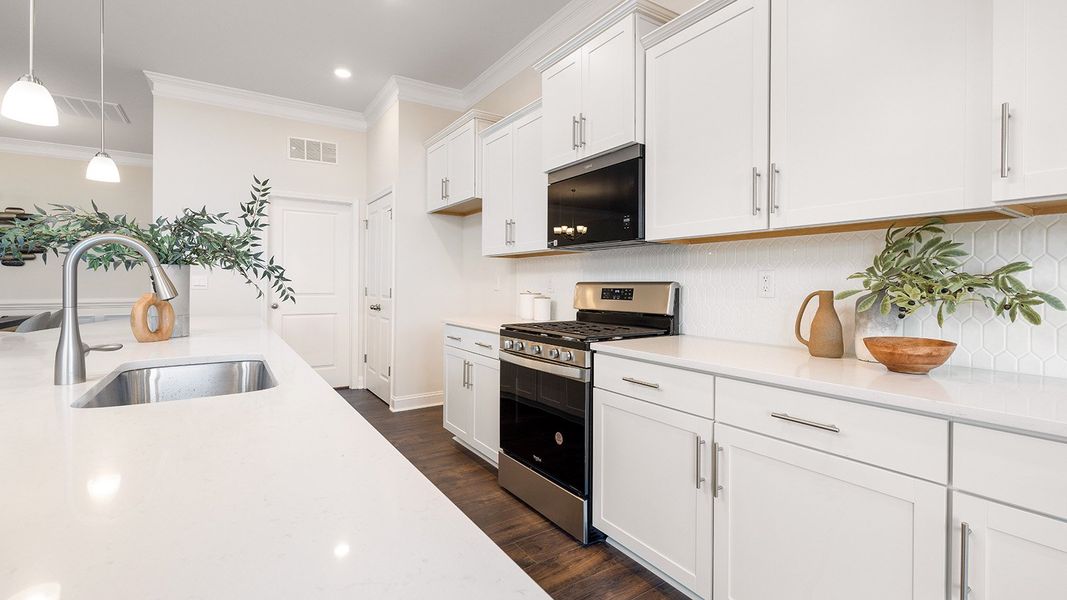 Representative furnished interior of a home built from the Azalea by D.R. Horton in Reserve at Tap Root Farms, Fletcher (Image 6). Representative furnished interior of a home built from the Azalea by D.R. Horton in Reserve at Tap Root Farms, Fletcher (Image 6).