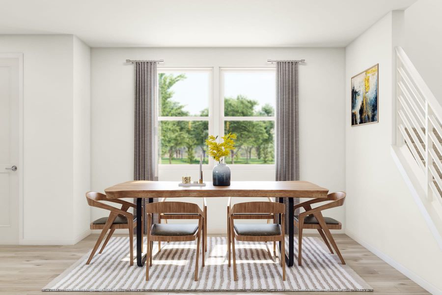 Representative furnished interior of a home built from the 3 by Tri Pointe Homes in Sugar Mill Village, Longmont (Image 37).