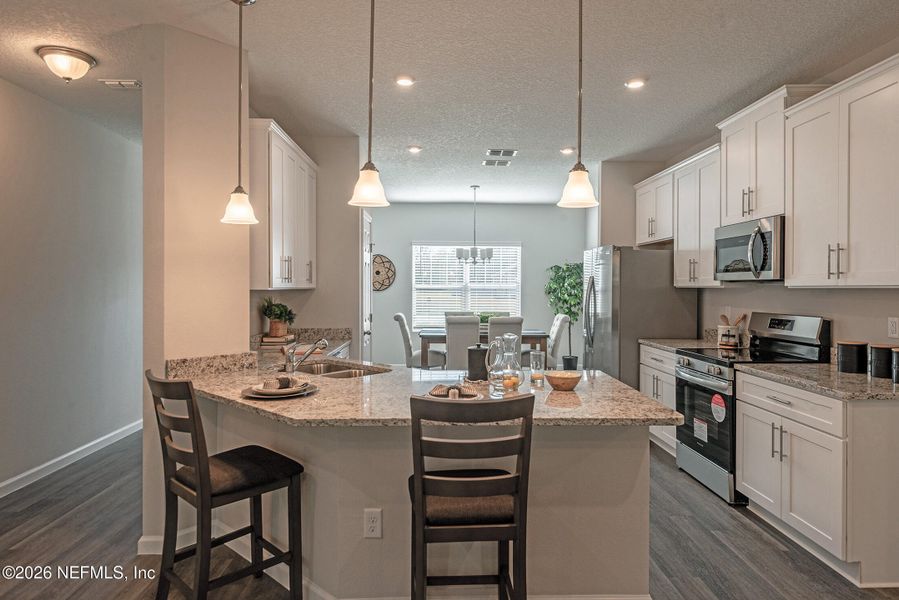 Furnished interior view inside a new home in , Jacksonville (Image 23).