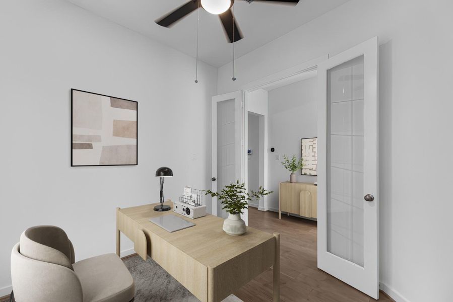 Furnished interior view inside a new home in Audubon, Magnolia (Image 6).