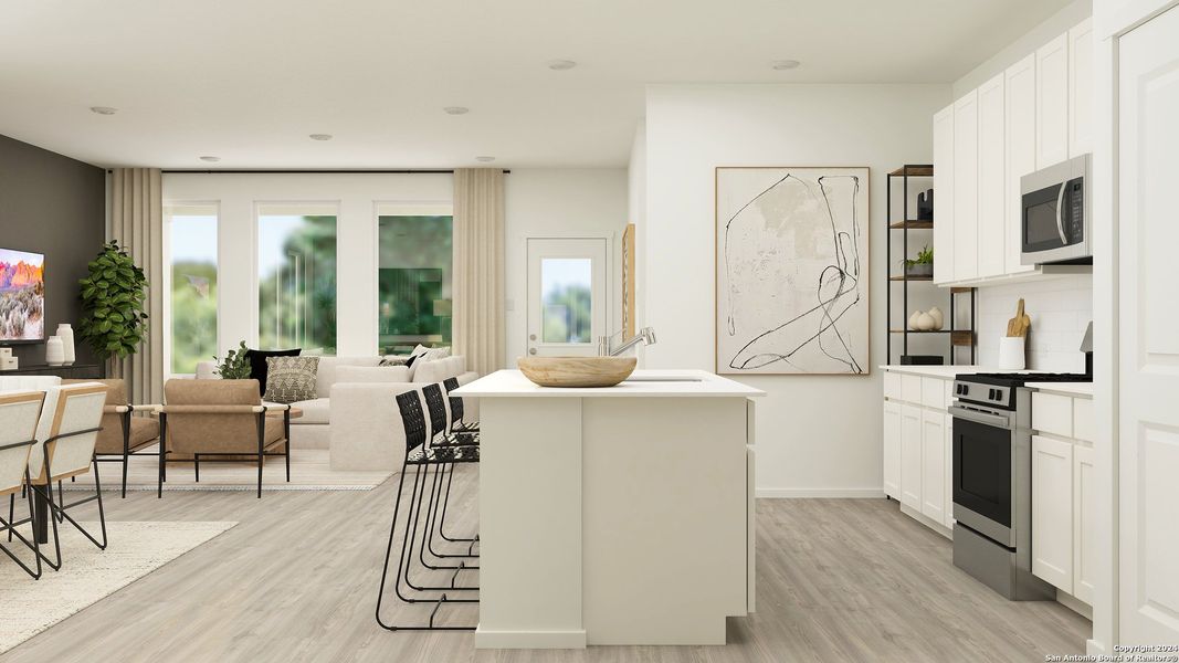 Furnished interior view inside a new home in Brookmill, San Antonio (Image 12). Furnished interior view inside a new home in Brookmill, San Antonio (Image 12).