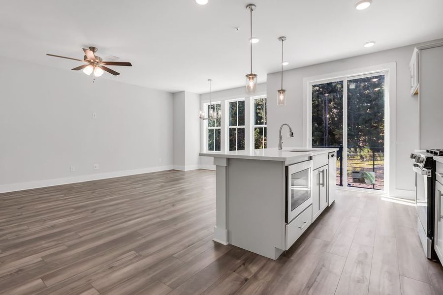 Furnished interior view inside a new home in Echo Park, Suwanee (Image 10).