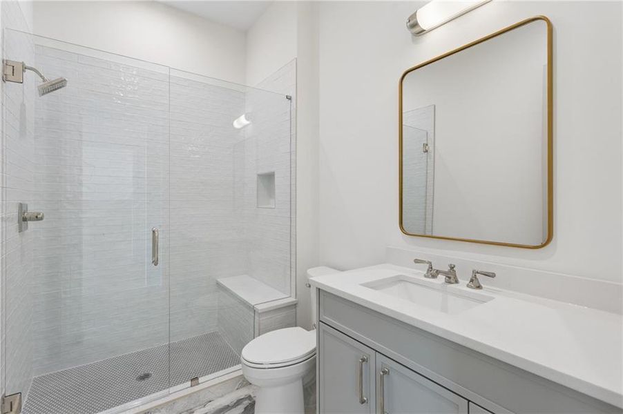 Furnished interior view inside a new home in , Atlanta (Image 15).