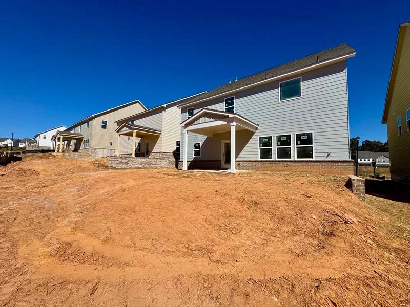 Rear Exterior Construction Progress Rear Exterior Construction Progress