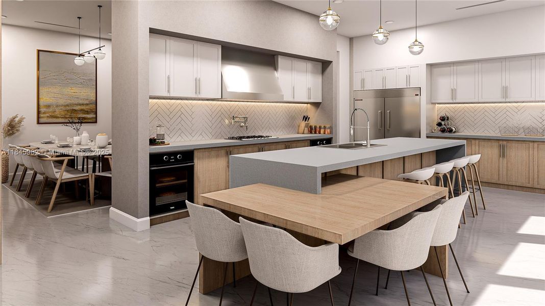 Furnished interior view inside a new home in , Pompano Beach (Image 6).