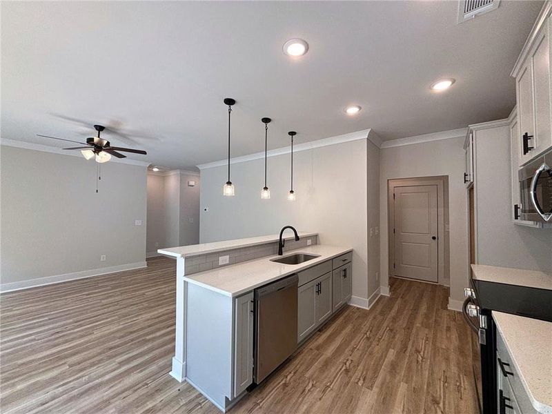 Furnished interior view inside a new home in , Gainesville (Image 8).