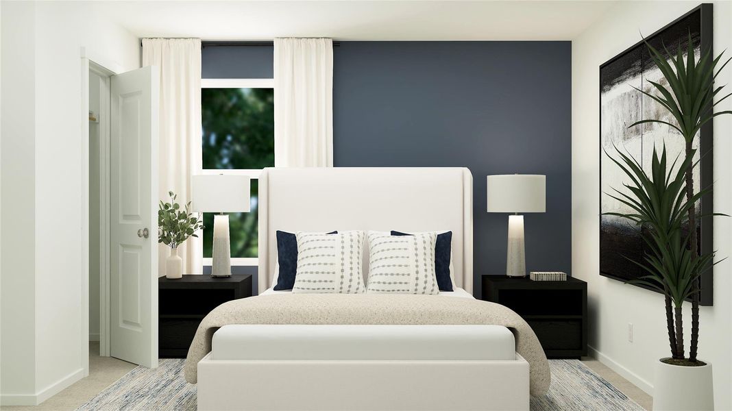 Furnished interior view inside a new home in Flagstone, Humble (Image 20). Furnished interior view inside a new home in Flagstone, Humble (Image 20).