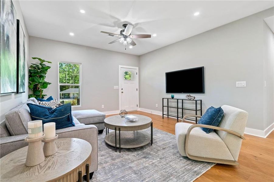 Furnished interior view inside a new home in , Decatur (Image 5). Furnished interior view inside a new home in , Decatur (Image 5).