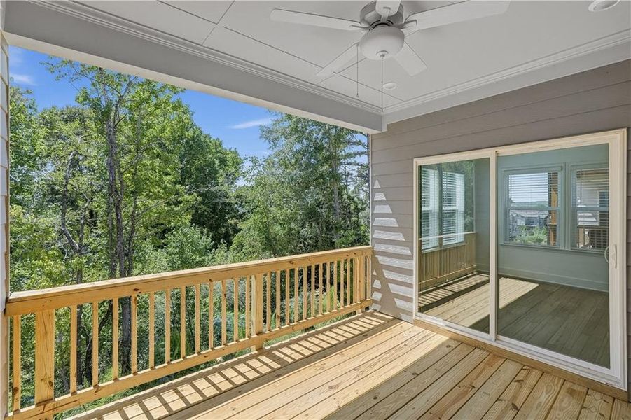 Exterior details and patio area of a home in , Woodstock (Image 4).