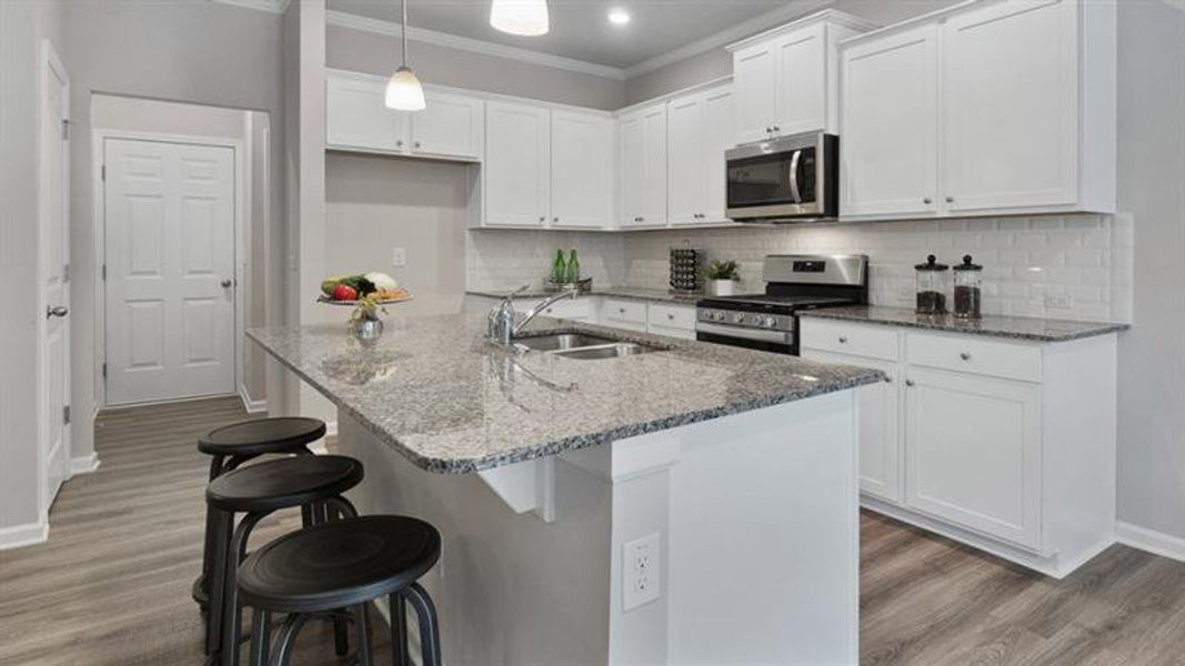 Furnished interior view inside a new home in Hughes Court, Dawsonville (Image 6). Furnished interior view inside a new home in Hughes Court, Dawsonville (Image 6).