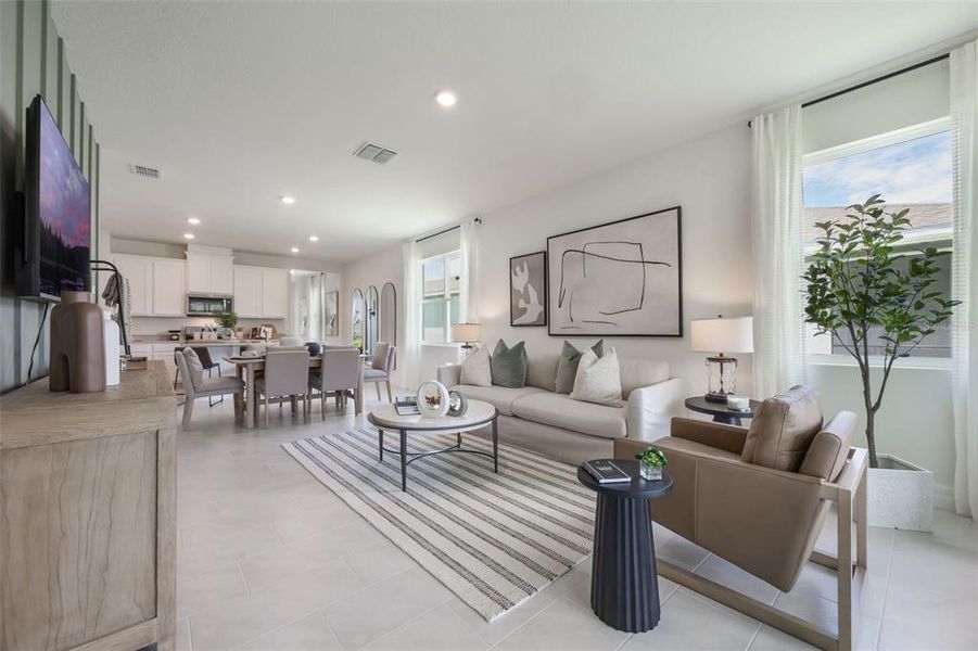 Furnished interior view inside a new home in Lakes of Mount Dora, Mount Dora (Image 5).