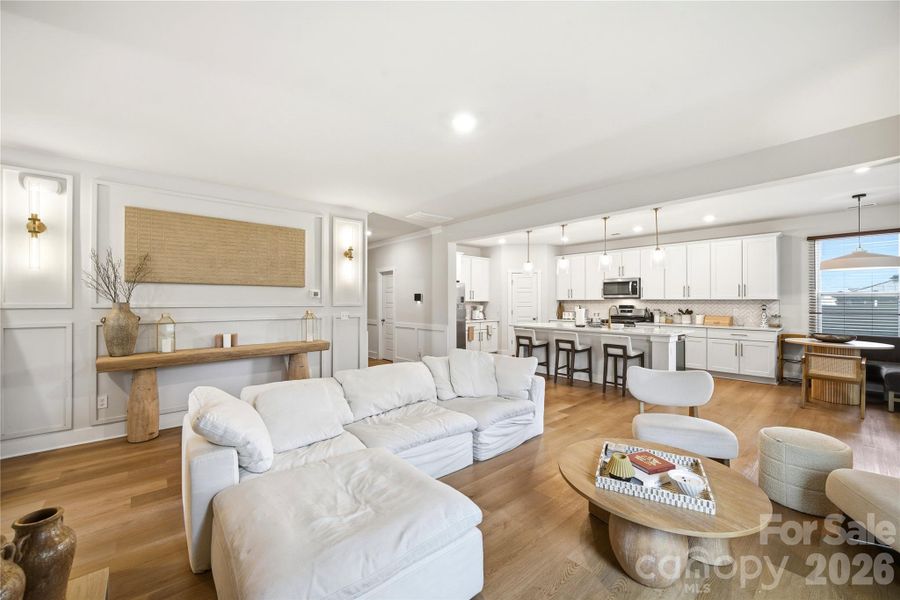 Furnished interior view inside a new home in , Charlotte (Image 11).