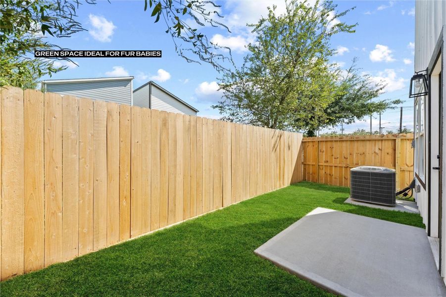 Exterior details and patio area of a home in , Houston (Image 3).