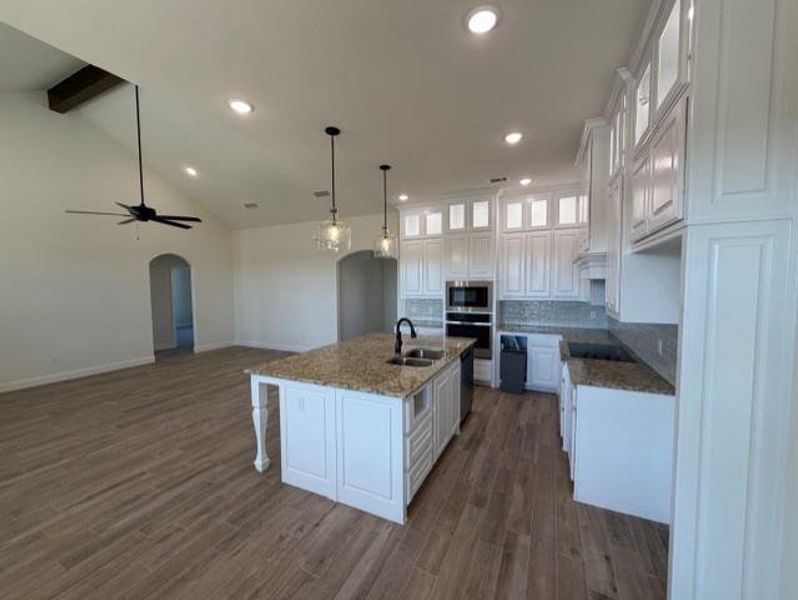 Furnished interior view inside a new home in , Azle (Image 3).